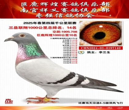 三縣聯(lián)翔千公里14名