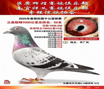 三縣聯(lián)翔千公里52名