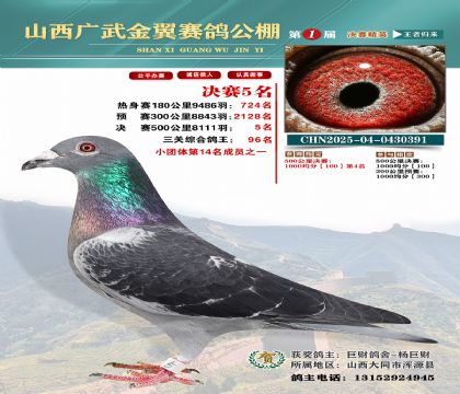 廣武金翼決賽5名