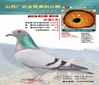 廣武金翼決賽6名