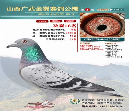 廣武金翼決賽16名