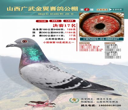 廣武金翼決賽17名