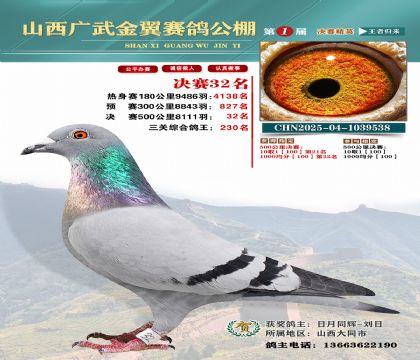 廣武金翼決賽32名