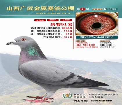 廣武金翼決賽91名