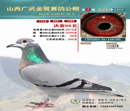 廣武金翼決賽98名