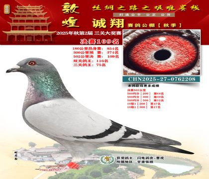 敦煌诚翔决赛109名