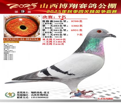 山西博翔决赛7名