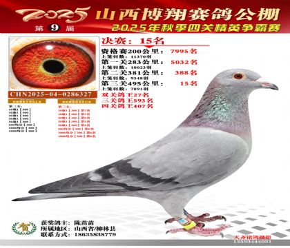 山西博翔决赛15名