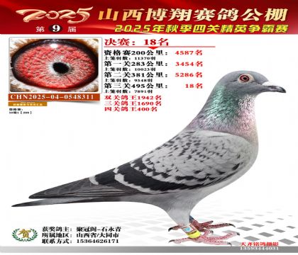 山西博翔决赛18名