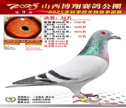 山西博翔决赛32名