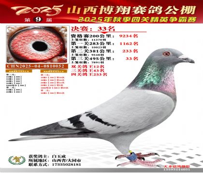 山西博翔决赛33名