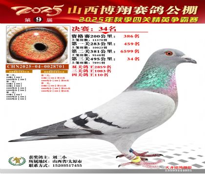 山西博翔决赛34名