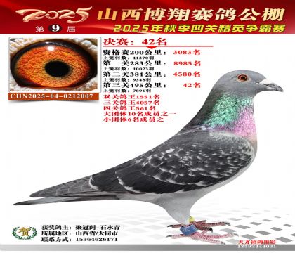 山西博翔决赛42名