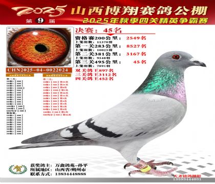 山西博翔决赛45名