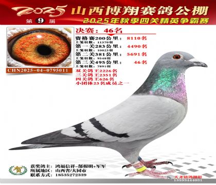 山西博翔决赛46名