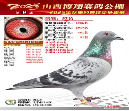 山西博翔决赛52名