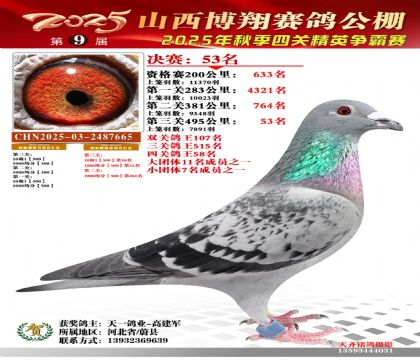 山西博翔决赛53名