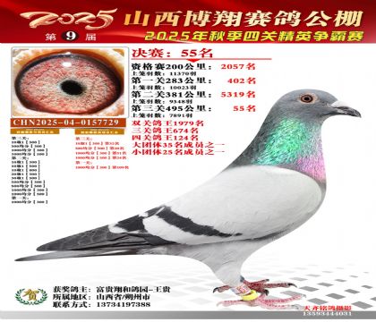 山西博翔决赛55名