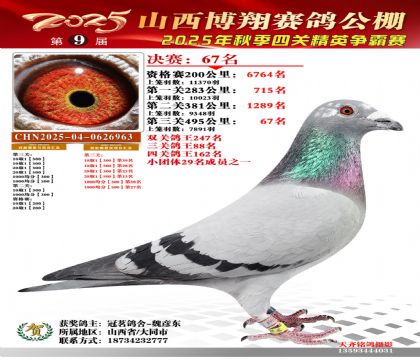 山西博翔决赛67名