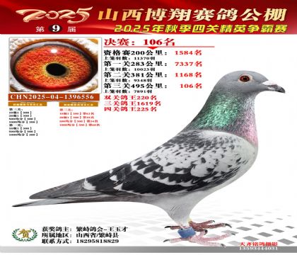 山西博翔决赛106名