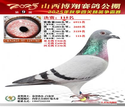 山西博翔决赛115名