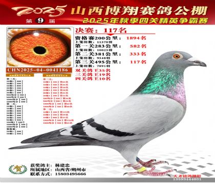 山西博翔决赛117名