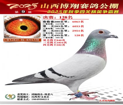 山西博翔决赛128名