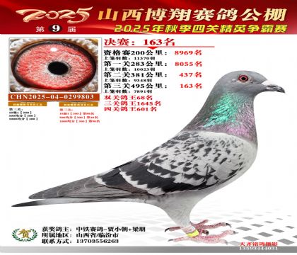 山西博翔决赛163名