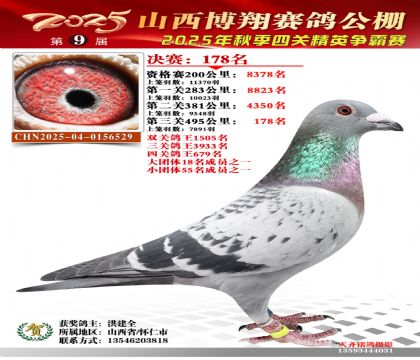 山西博翔决赛178名