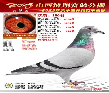 山西博翔决赛186名