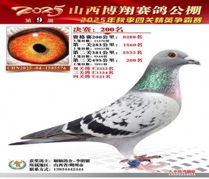 山西博翔决赛200名