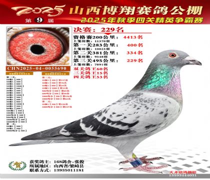 山西博翔决赛229名