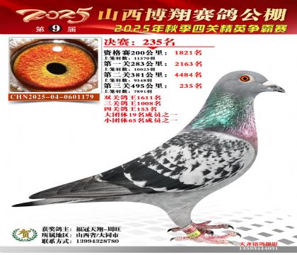 山西博翔决赛235名