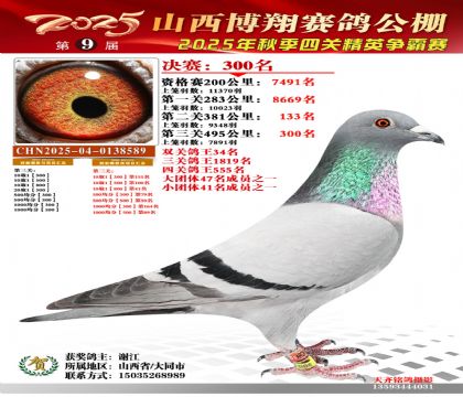 山西博翔决赛300名