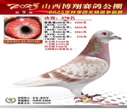 山西博翔决赛378名