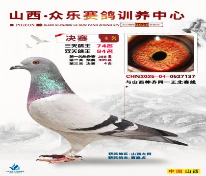 山西眾樂決賽4名