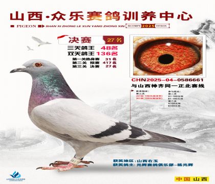 山西眾樂決賽27名