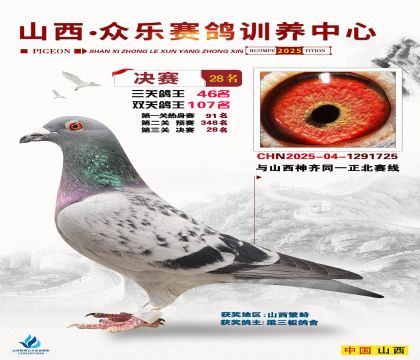 山西眾樂決賽28名