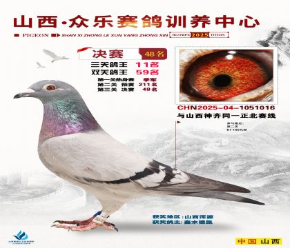 山西眾樂決賽48名