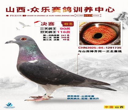 山西眾樂決賽49名