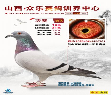 山西眾樂決賽58名