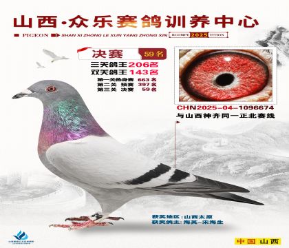 山西眾樂決賽59名