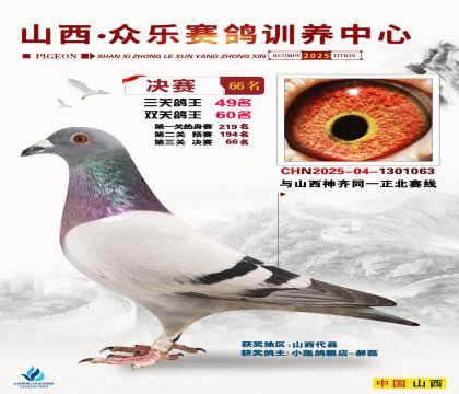 山西眾樂決賽66名