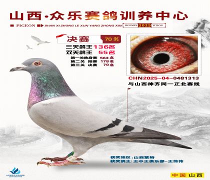 山西眾樂決賽70名