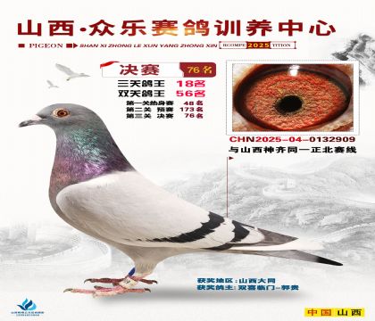 山西眾樂決賽76名