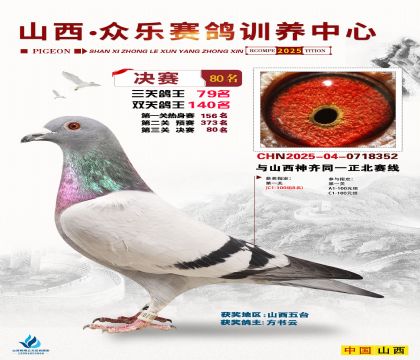 山西眾樂決賽80名