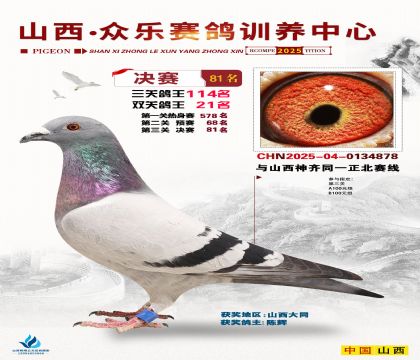 山西眾樂決賽81名