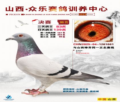 山西眾樂決賽86名