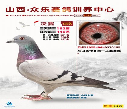 山西眾樂(lè)決賽137名