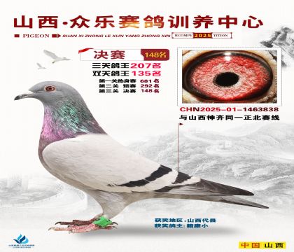 山西眾樂(lè)決賽148名